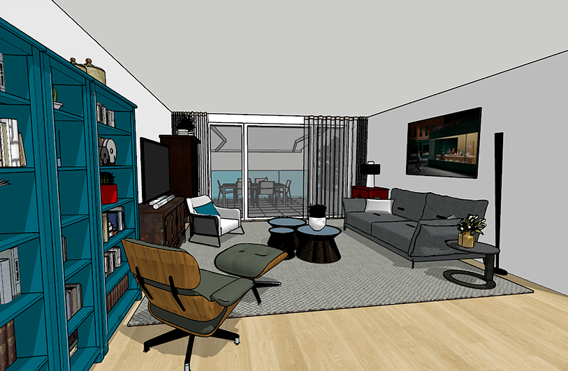 Pré-Projet  d'Aménagement Appartement Terrasse