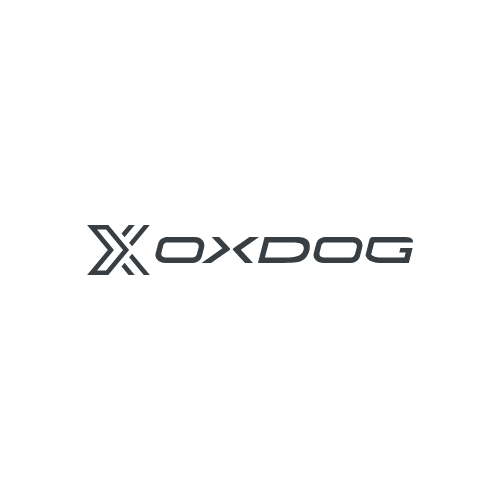 Black background with the white logo and text for OX DOG, including stylized 'X' and capitalized 'OXDOG'.