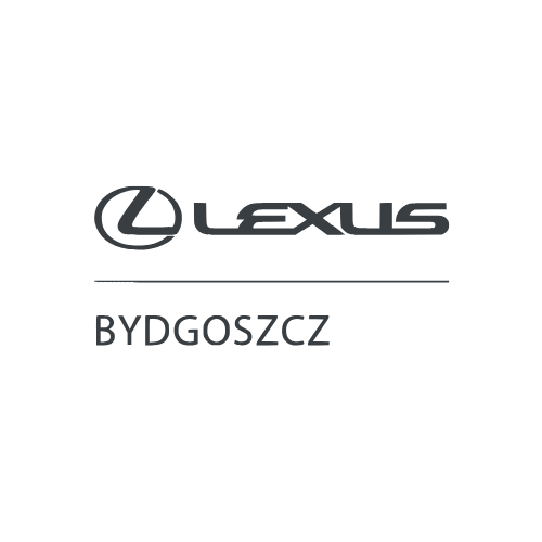 Lexus logo above the text 'BYDGOSZCZ' on a black background.