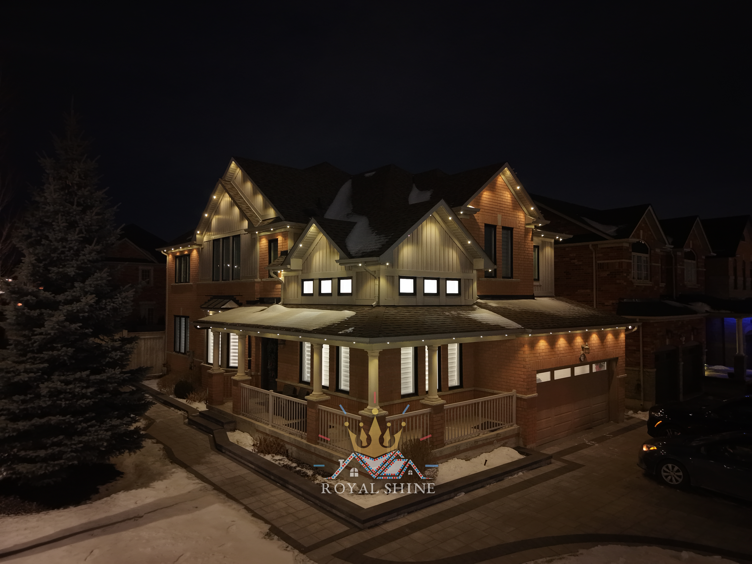 Different presets and patterns for permanent led lighting