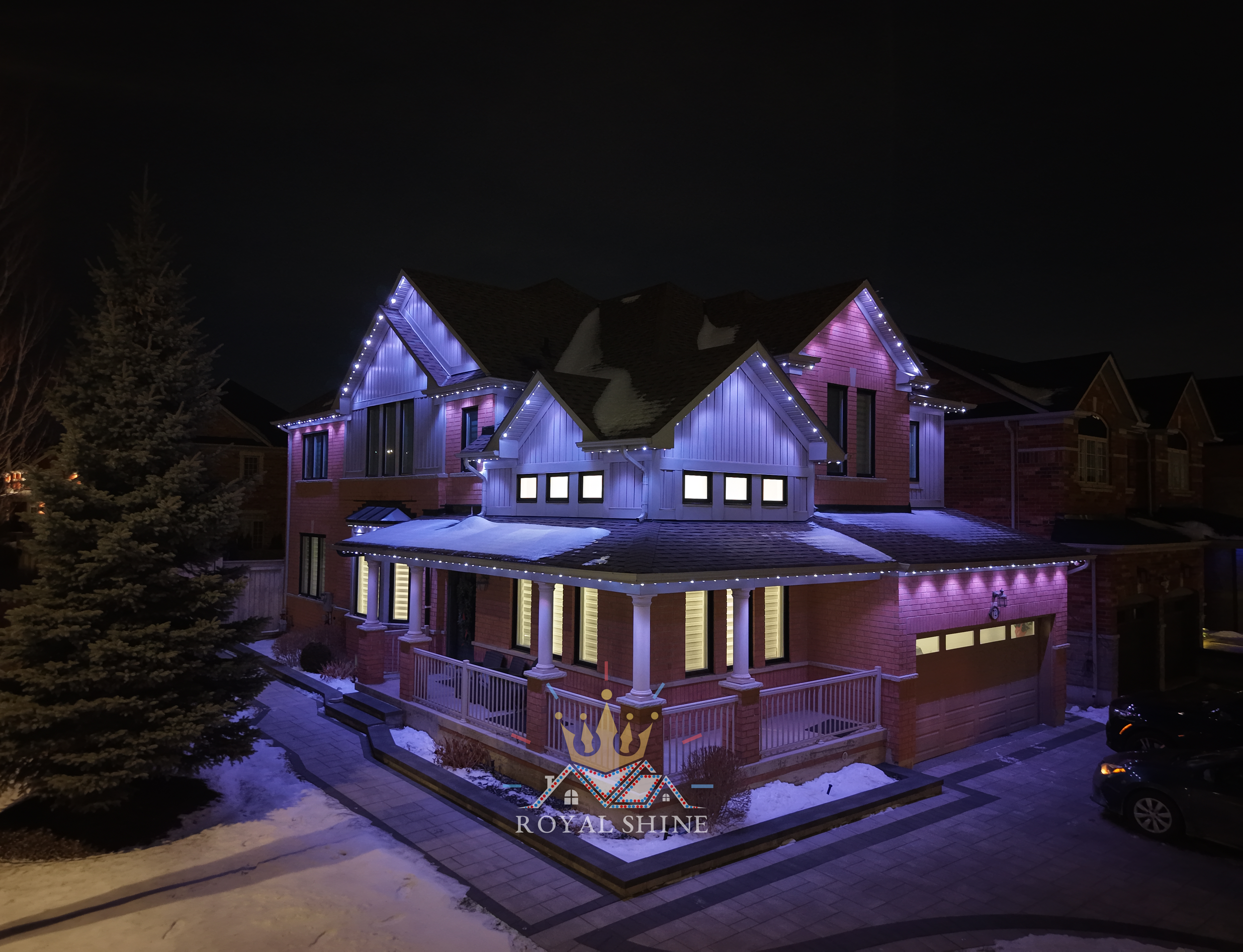 pattern: 1 bright - 3 dim