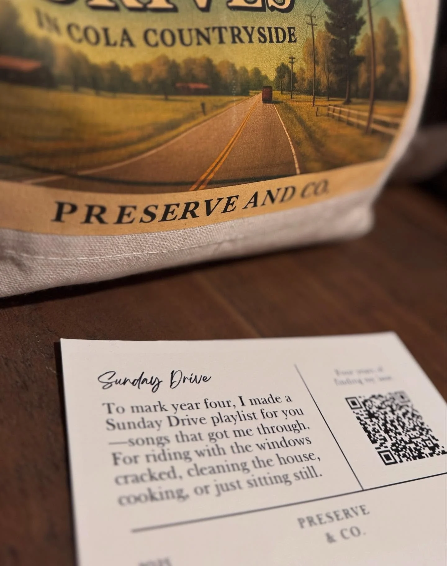 Four years in, still choosing the quiet back roads and the little moments that feel like home. The road in this photo is one of my favorites to take on Sundays.

I made a Sunday Drive playlist with the songs that carried me through this season..alone