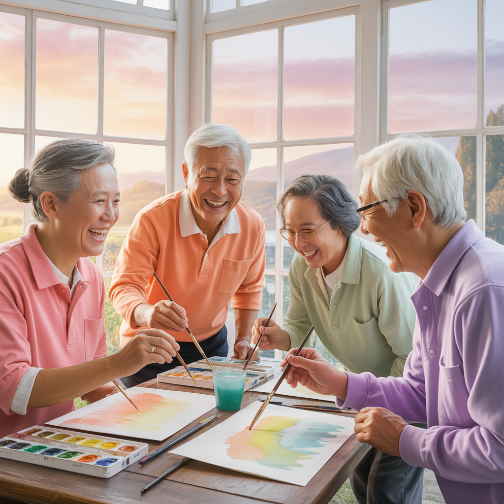 Painting &amp; Companionship: A Free Watercolour Meet-Up for Visiting Parents