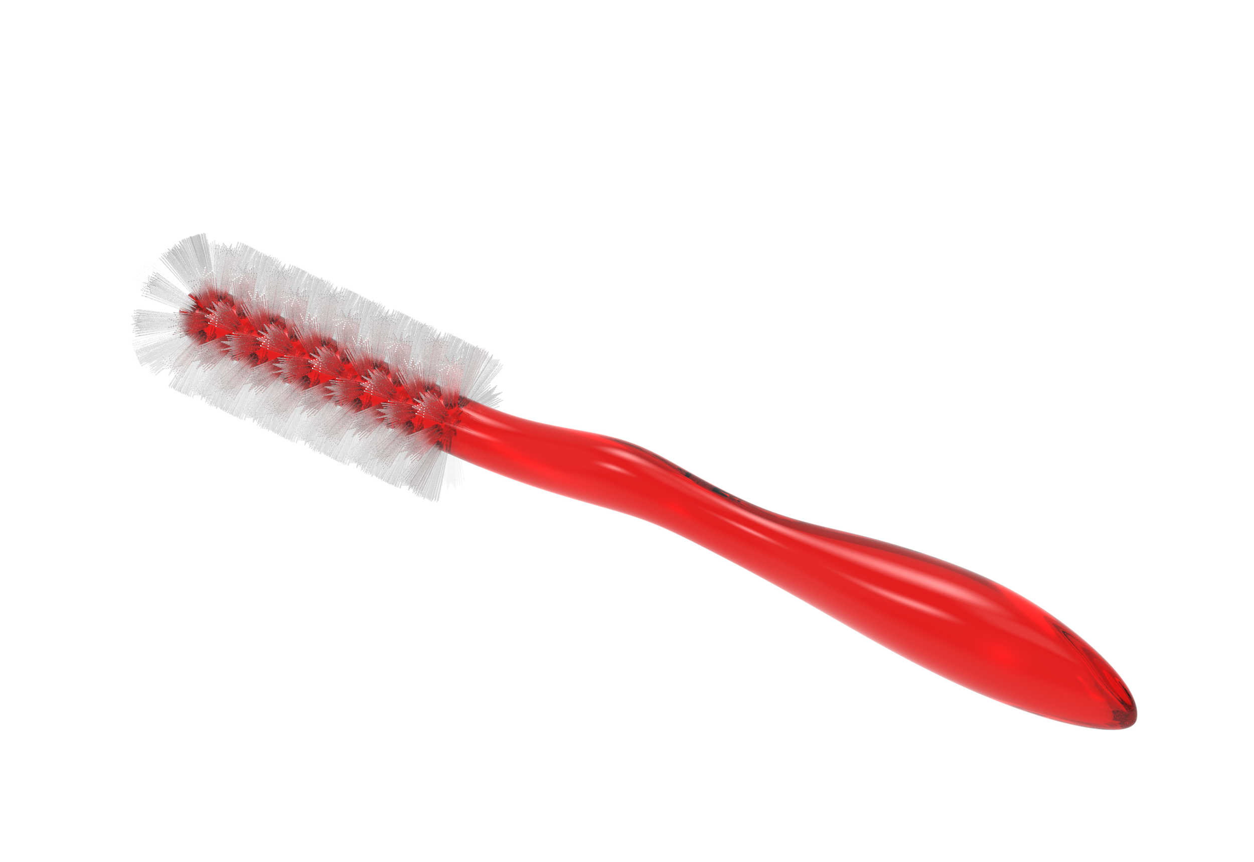 Ergonomic Cleaning Brush – 3D CAD Design & Rendering