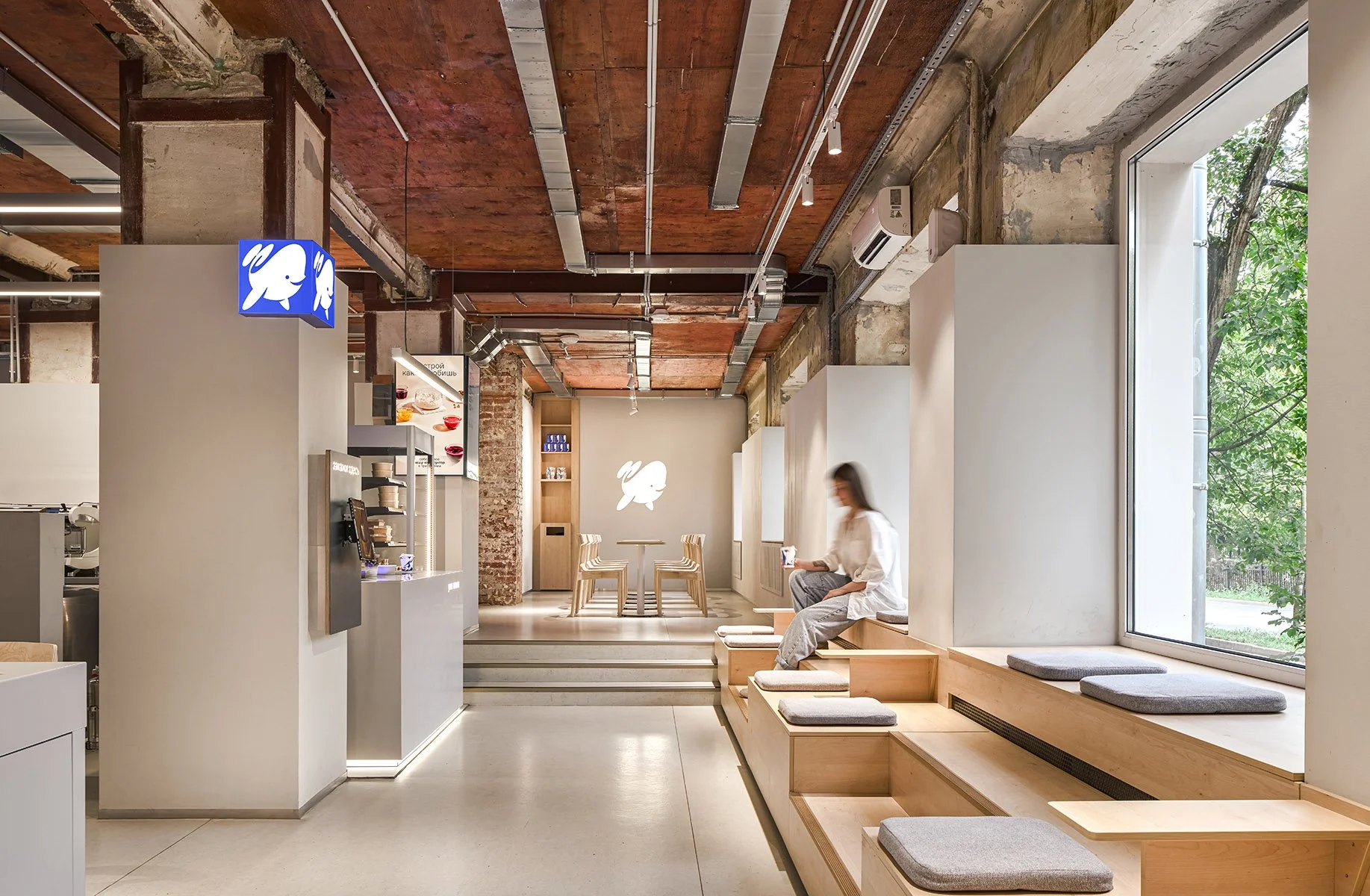 Drinkit Coffee Shop, designed and art-directed by Nikita Tugarin, Head of Design and CDO at Drinkit