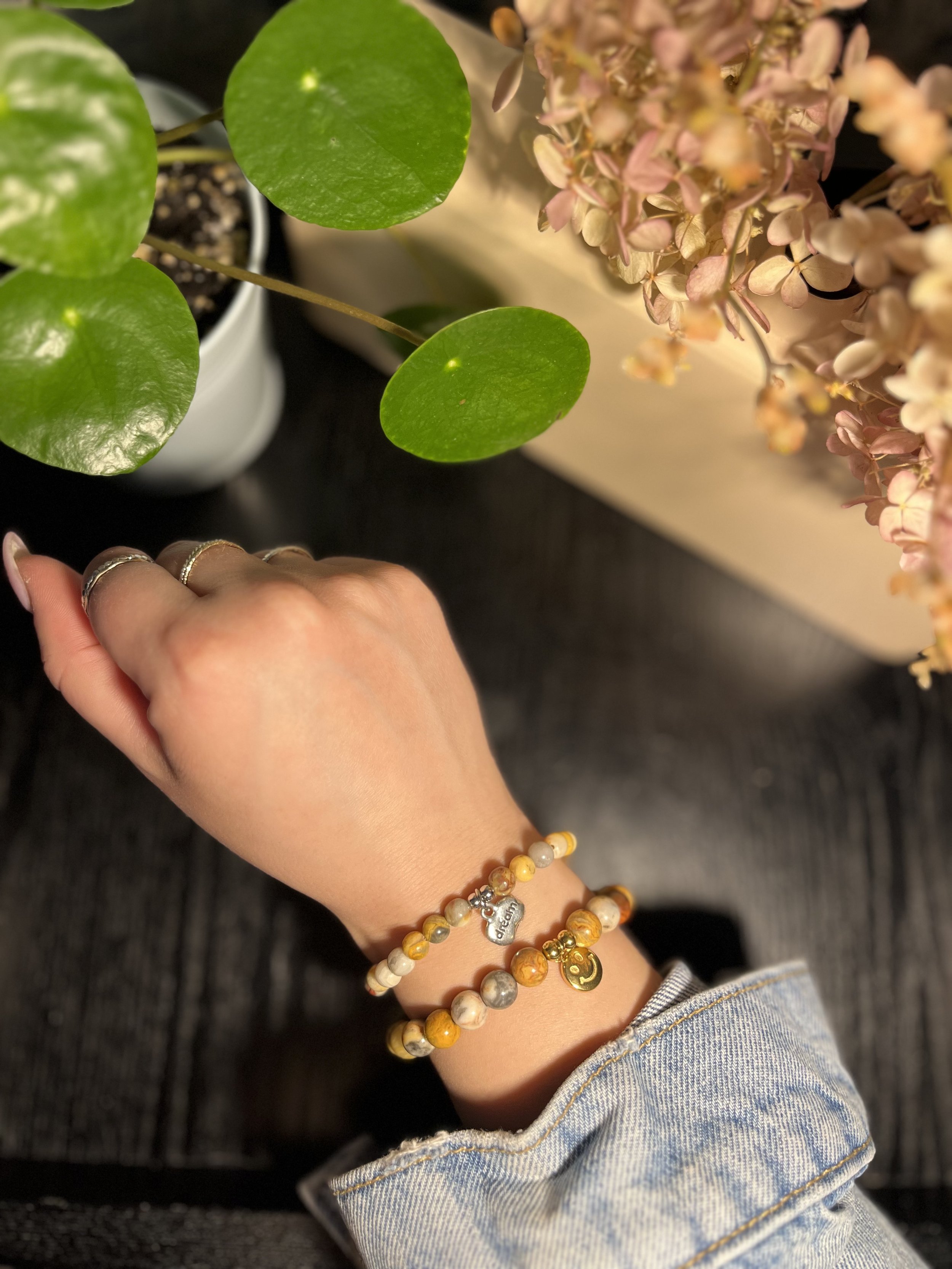 Crazy Lace Agate Bracelet