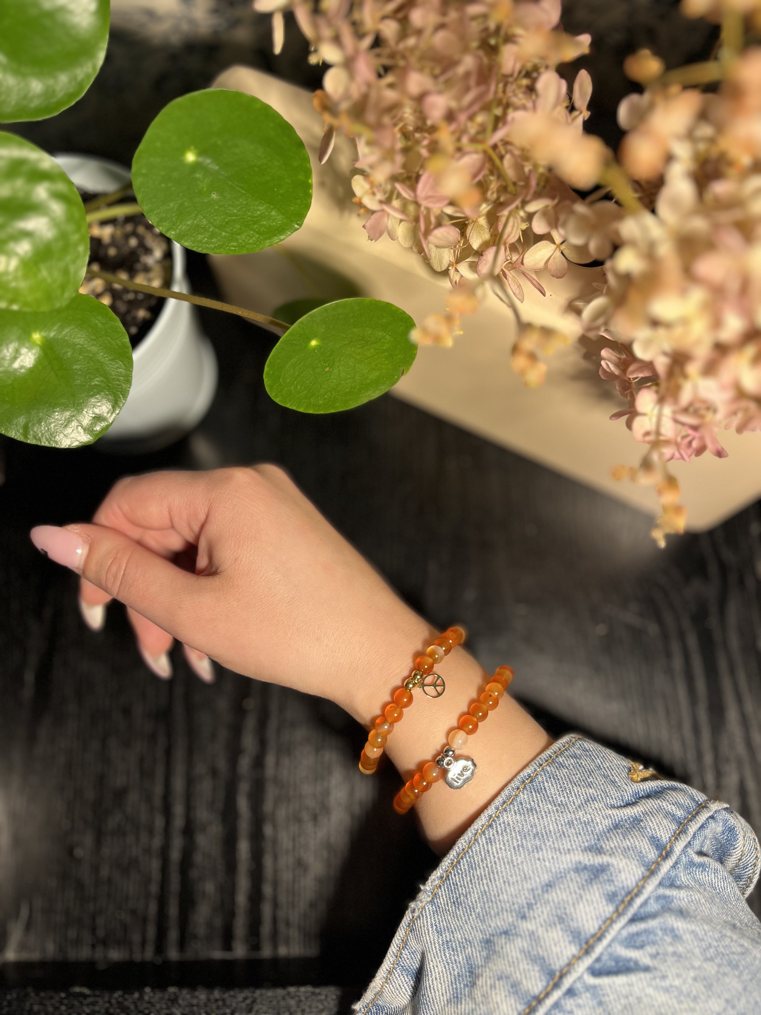 Peach Aventurine Bracelet