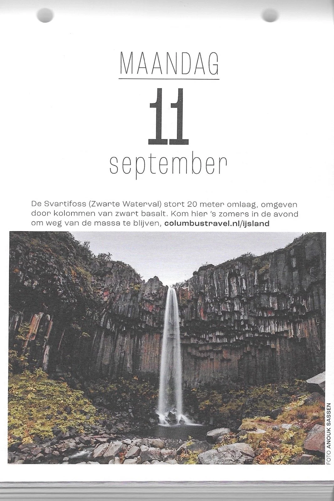 Columbus Magazine Travel calender 2023
