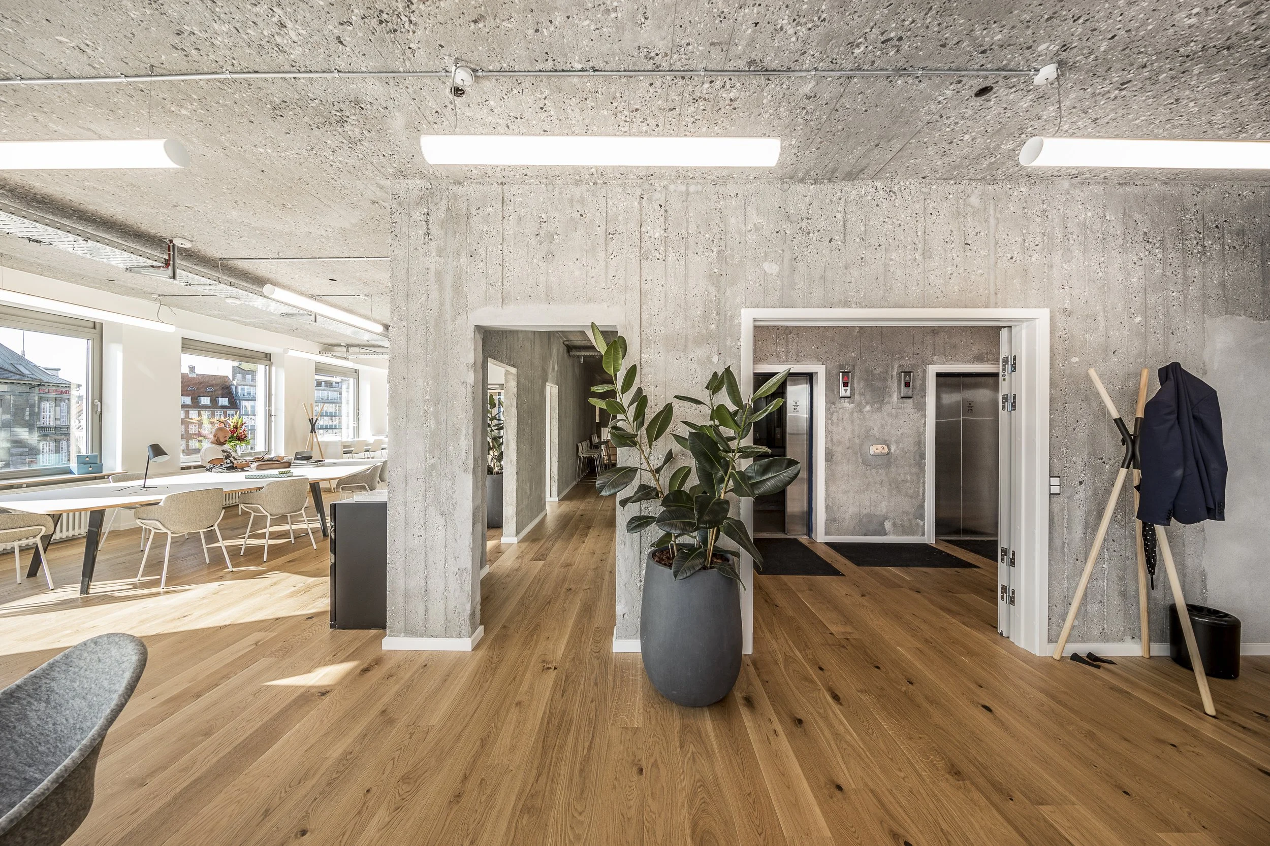 Frederiksborggade omindretning af kontorlejemål i KBH.