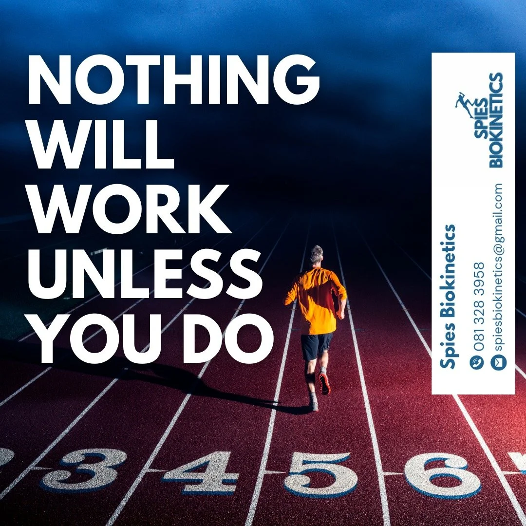Progress doesn’t come from wishing — it comes from doing.
Let’s put in the work together. You’re stronger than you think! 💙 #Biokinetics #SpiesBiokinetics #keepmoving