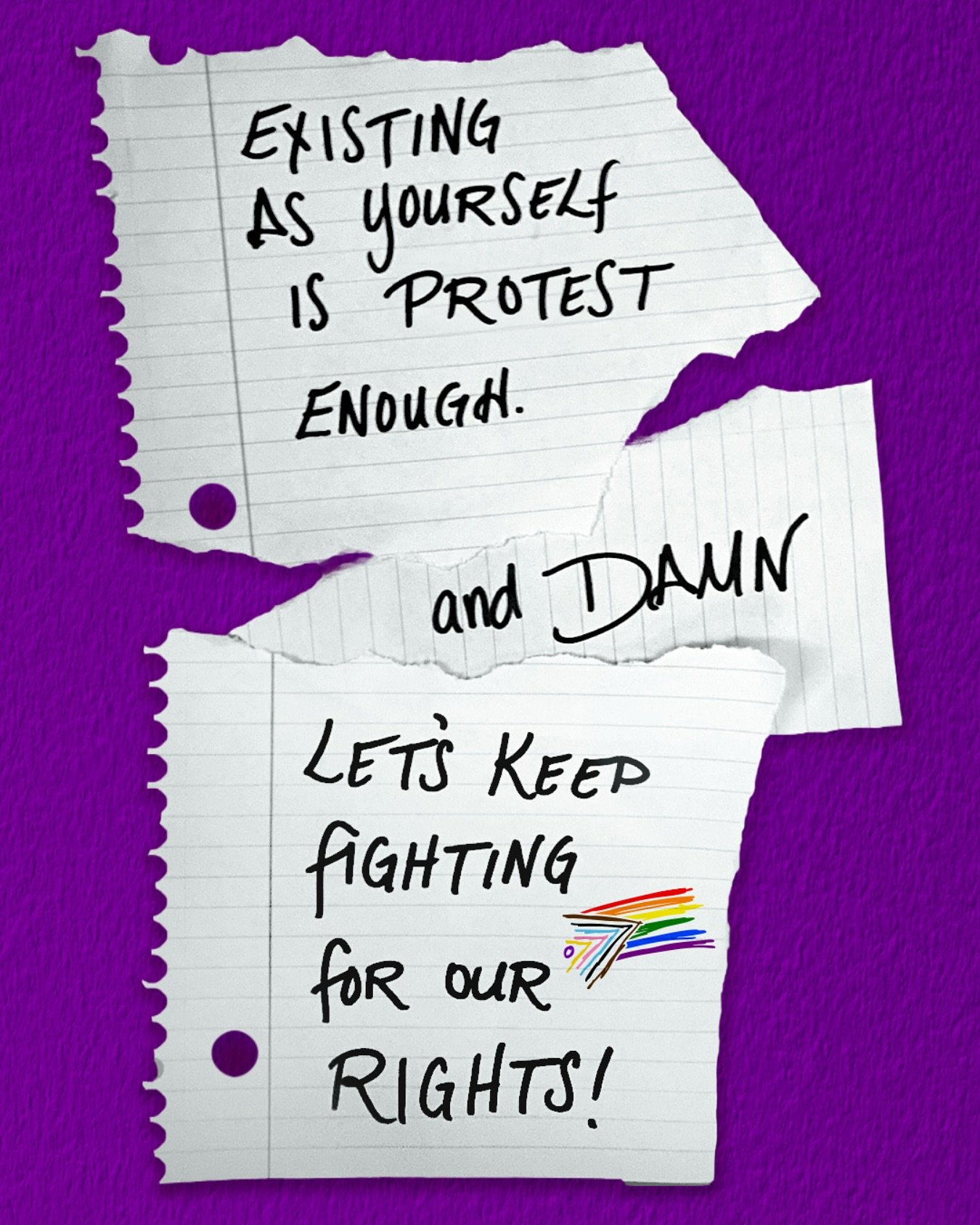 Existing is enough.
But damn, we deserve more than survival.
We deserve safety, rights, joy, and visibility.
Queer lives are not up for debate.
Let&rsquo;s keep fighting&mdash;loudly, proudly, together. 🏳️&zwj;🌈🏳️&zwj;⚧️✊

#PrideIsProtest #QueerRi
