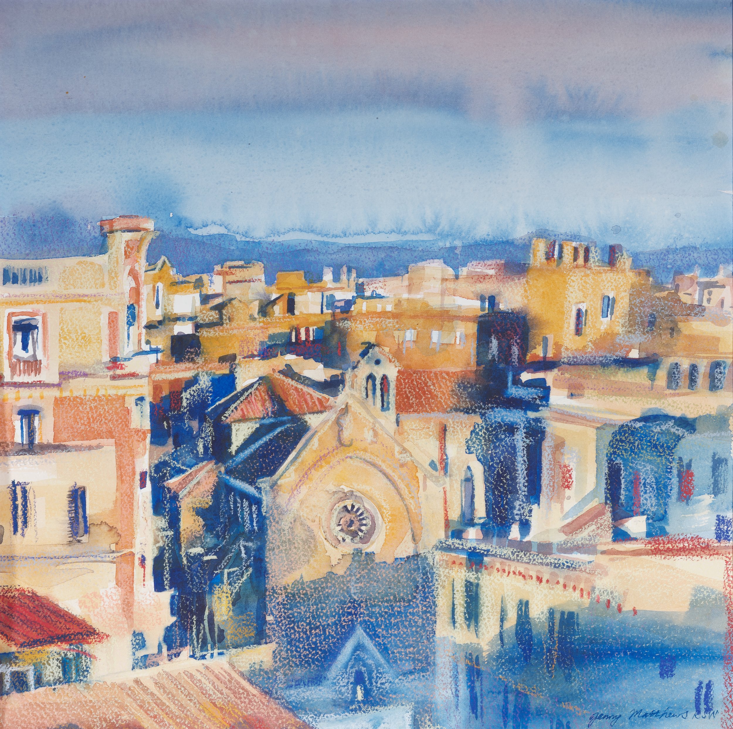 Rome Sunset Jenny Matthews RSW s.jpg