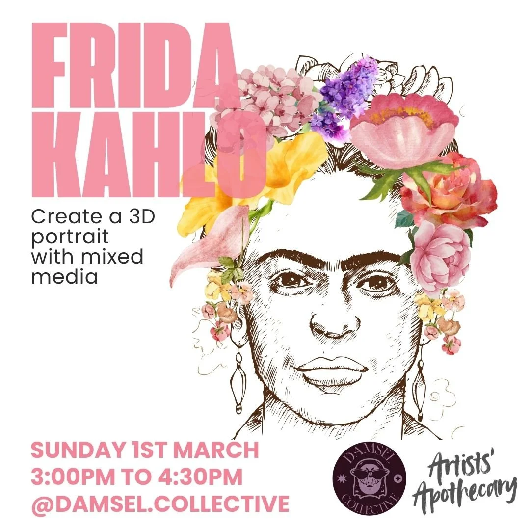 Frida Khalo 3D portrait workshop