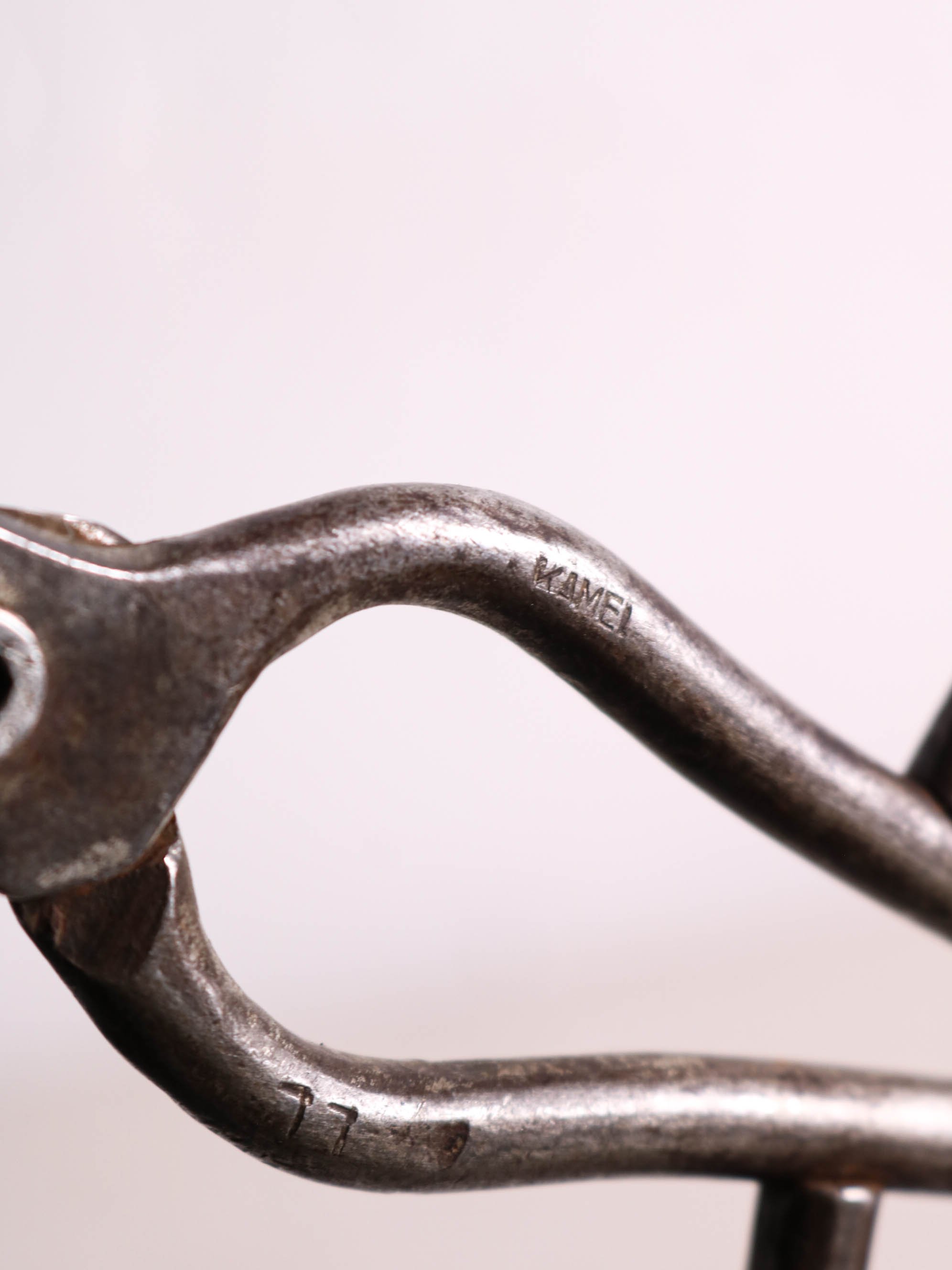 Fig. 5 Possibly French Diamond Shears. Pre-war from the collection of a Murano glassblower