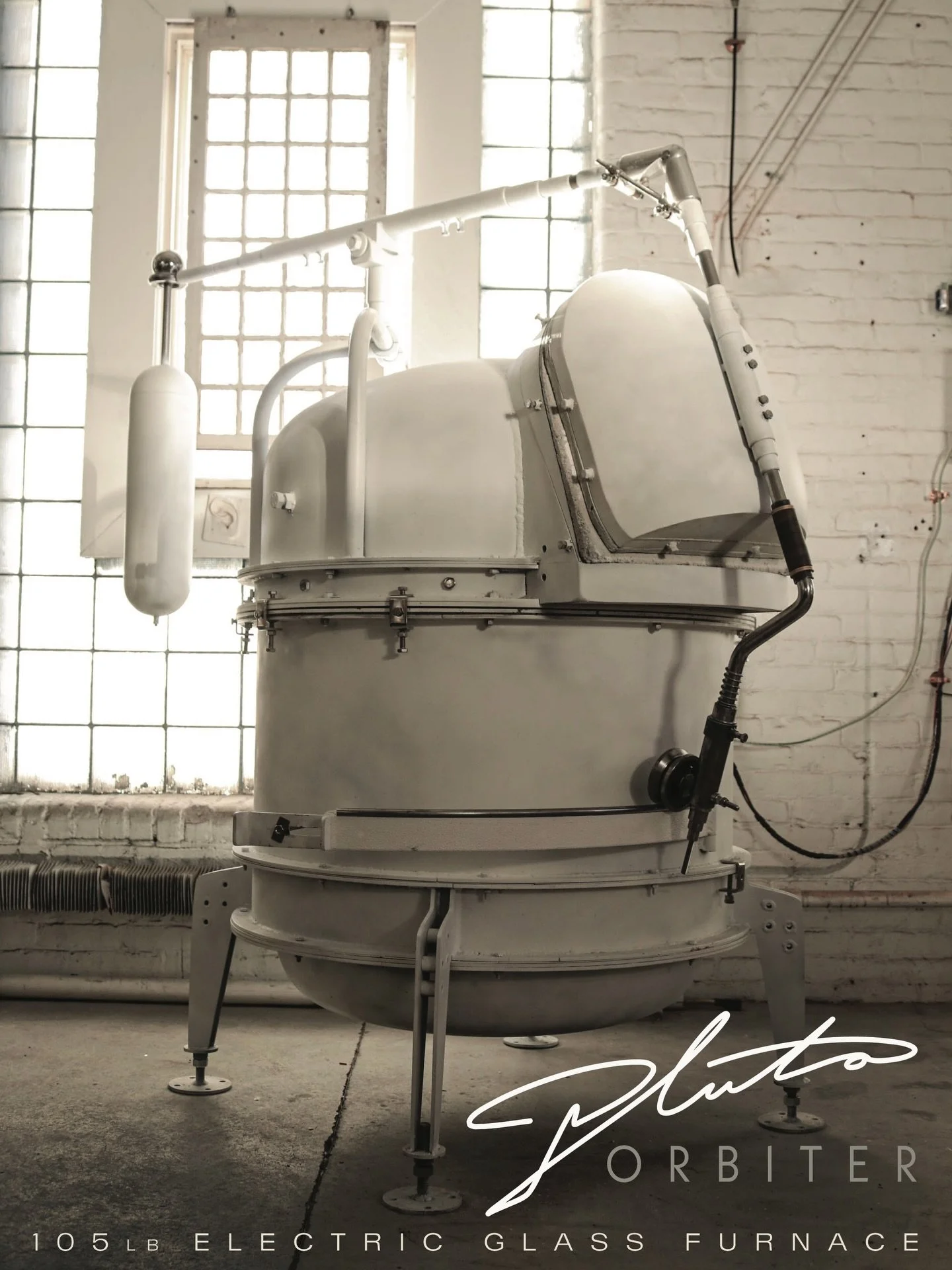 Presenting the &ldquo;Pluto Orbiter&rdquo;, a new kind of electric glass furnace for a new era of sustainable glasswork. It&rsquo;s mostly not rocket science&hellip; mostly. We developed this design over the past two years utilizing innovative aerosp