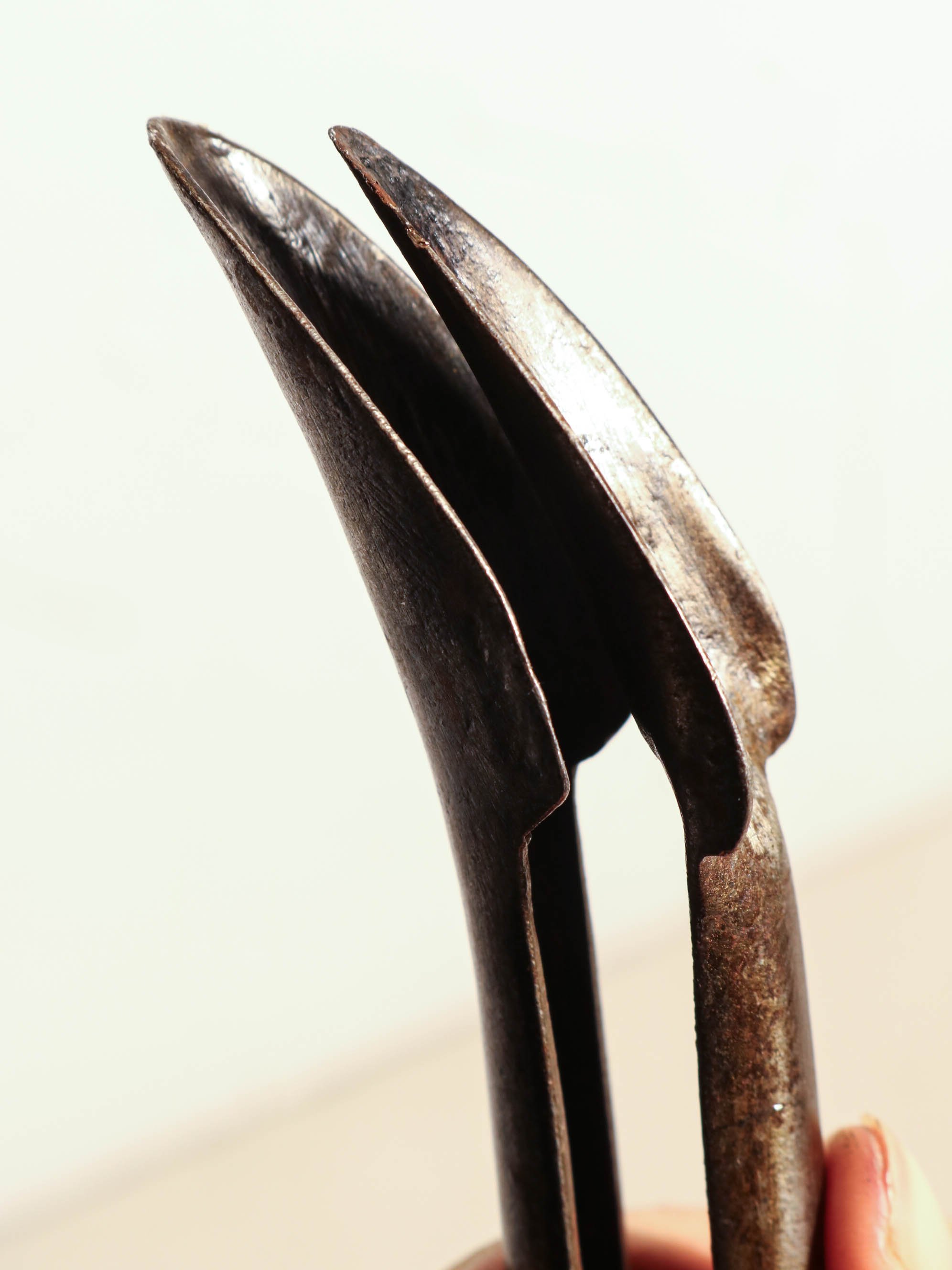 Fig 7. French crimping tools. Likely pre-1900. One piece construction, possibly Gadrat