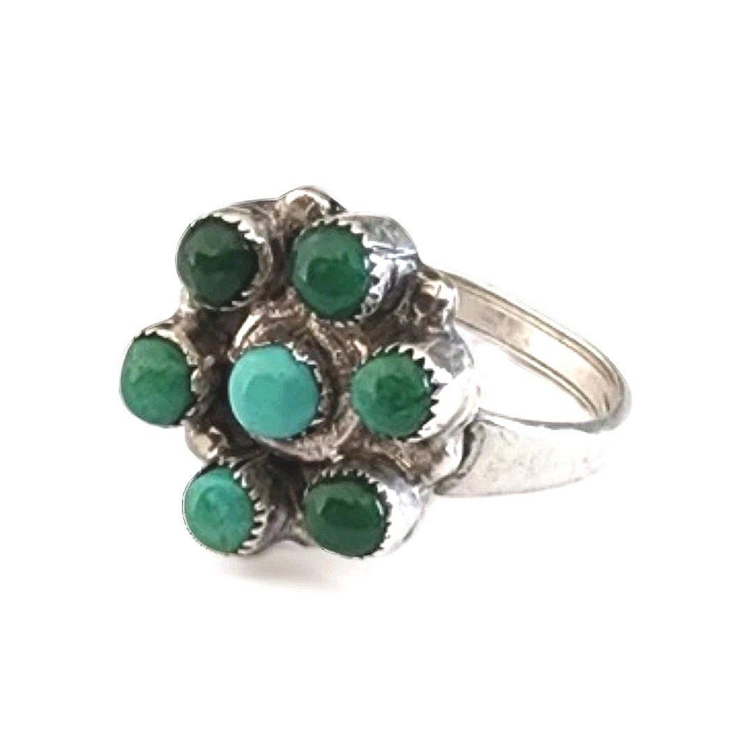 Vintage+Navajo+Petit+Point+Sterling+Silver+Snake-eye+Turquoise+Ring+Sz+6.5.jpg