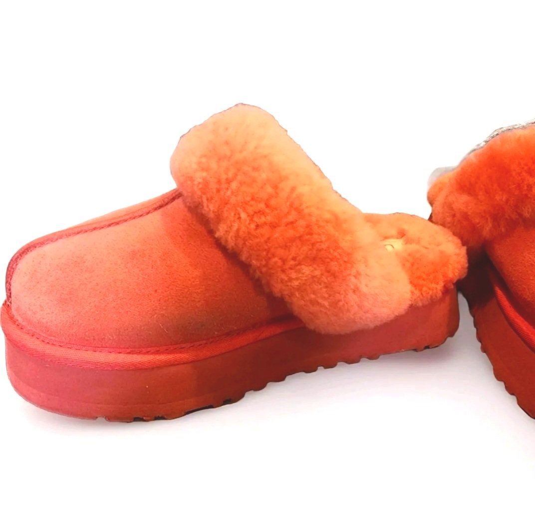 UGGS+DISQUETTE+SAMBA+RED+SUEDE++SHEEPSKIN+PLATFORM+SLIPPERS%2C+US+6_+5..jpg