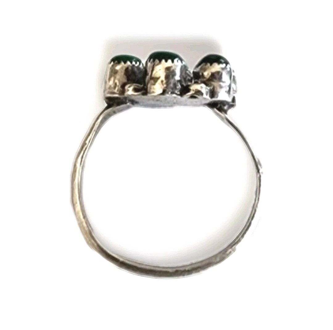 Vintage+Navajo+Petit+Point+Sterling+Silver+Snake-eye+Turquoise+Ring+Sz+6.5+_+2+.jpg