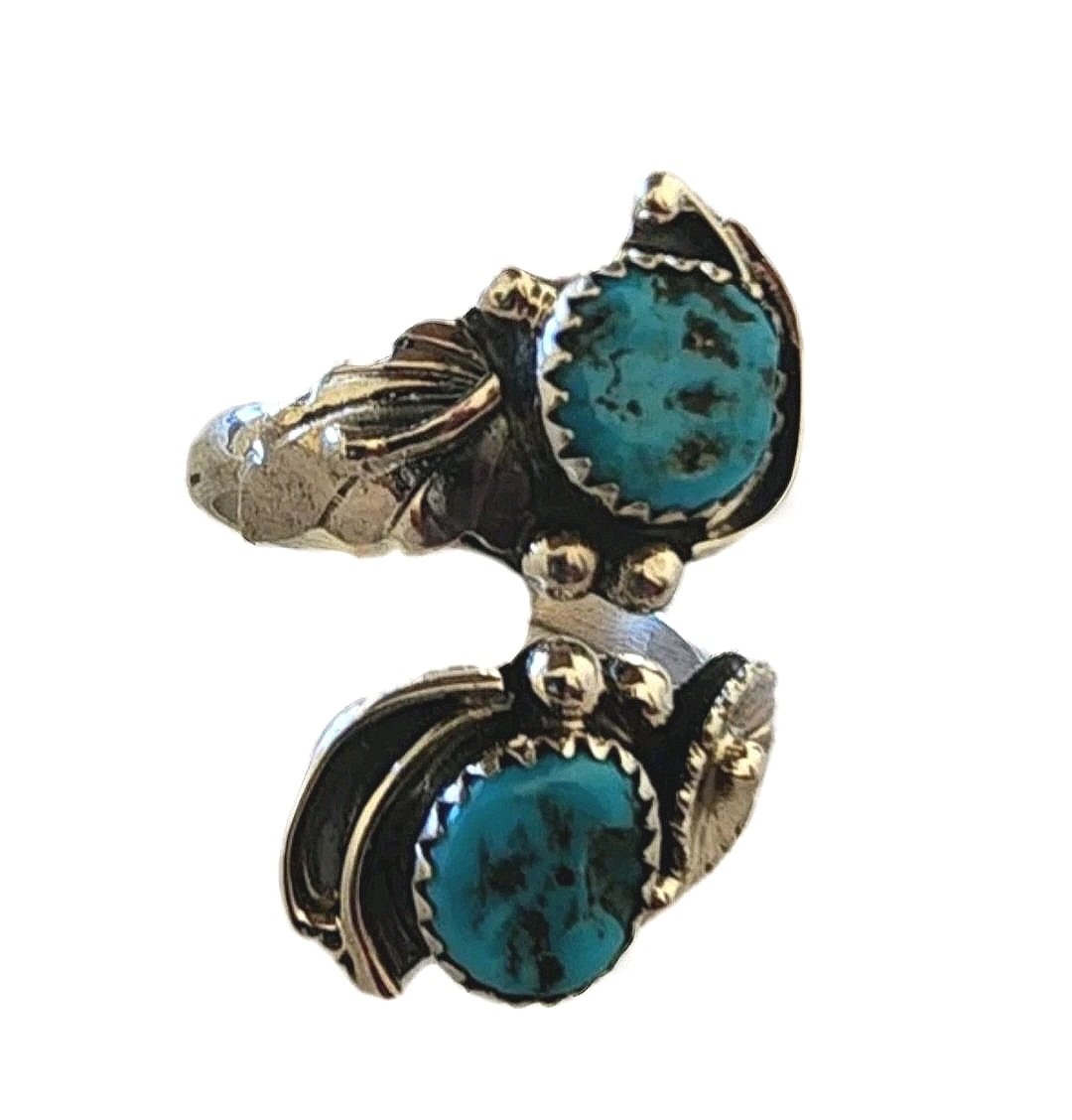 Navajo+John+Delvin+Signed+Vintage+SS+Kingman+Turq+Ring.+-+4+jpg.jpg