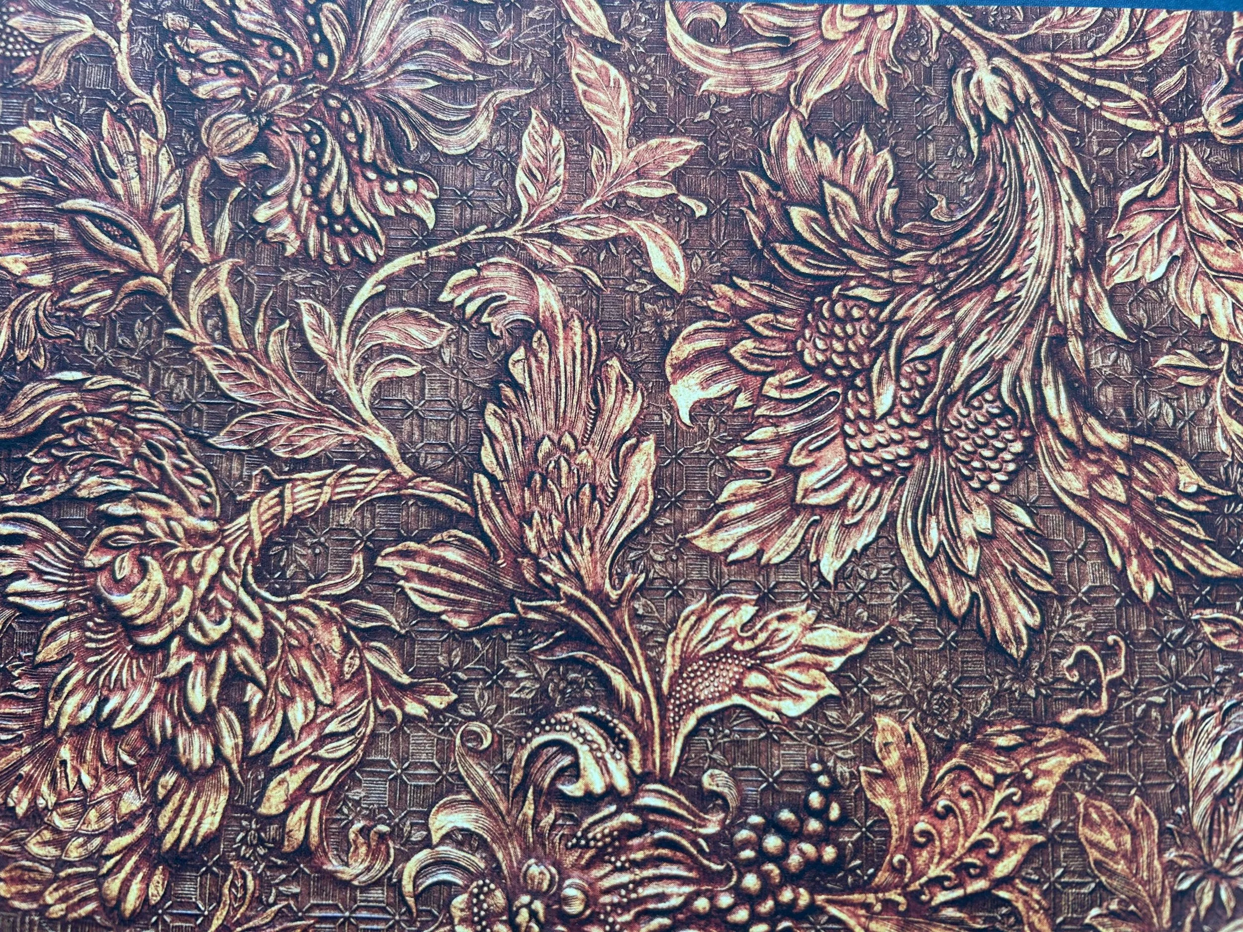 Tapet i gyllenläder