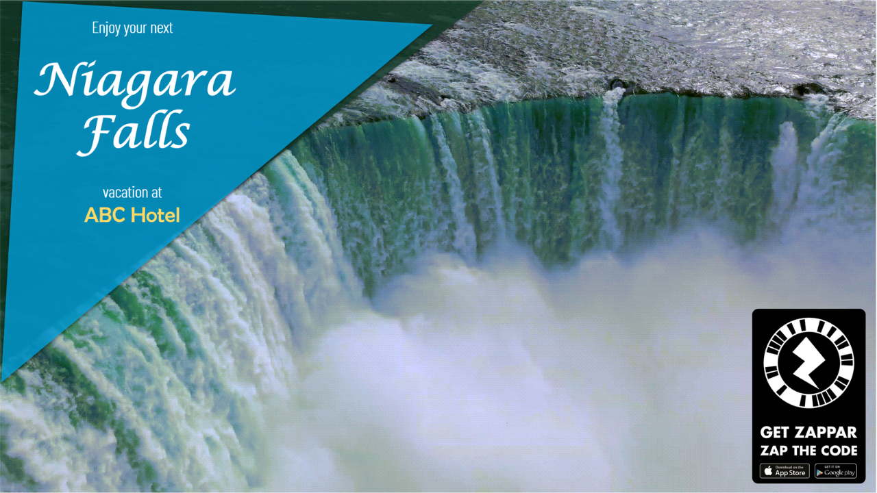 Visit Niagara Falls - Augmented Reality Flyer