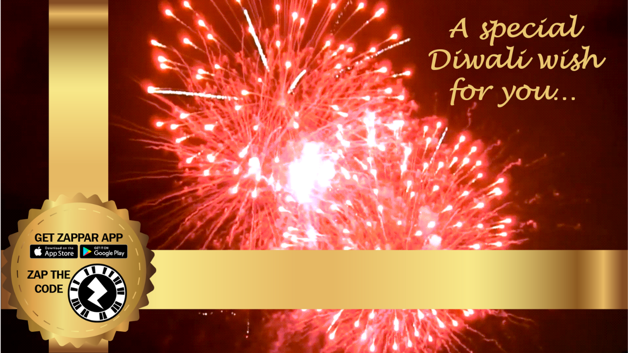 COVID Diwali Greeting - Augmented Reality Card