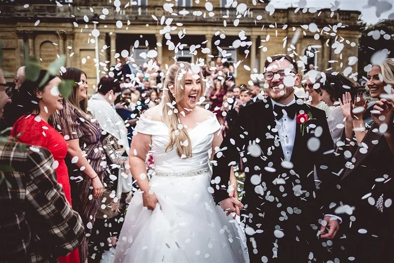 Kent Wedding Photographer - The Confetti shot 