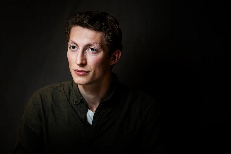 Headshot with dark background