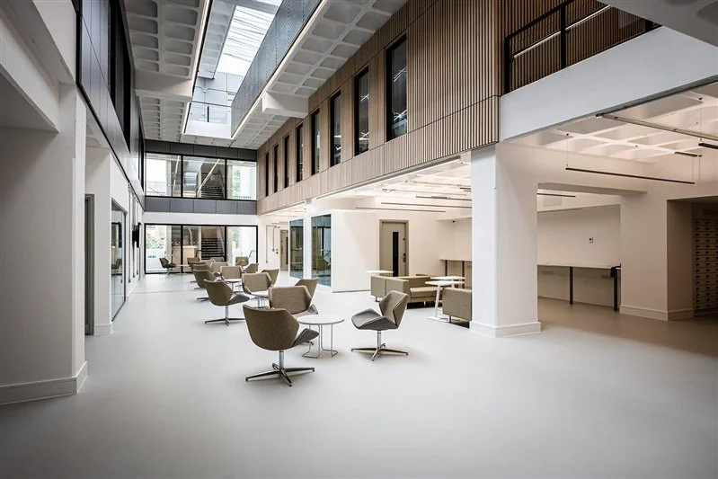 Commercial shoot in London of an interior in a building in.