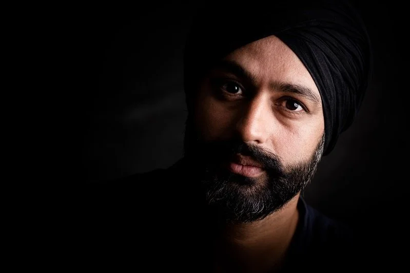 Man wearing a turban and dark top - 
London Portrait Photographer Matt Rock