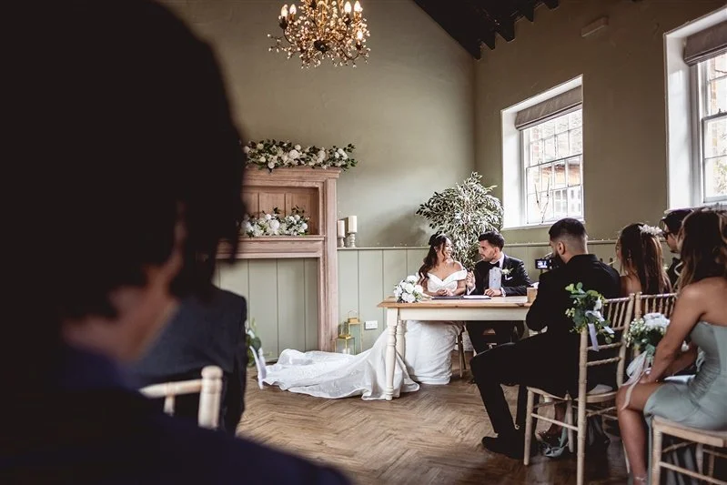 Bride and Groom at The Secret Garden - Ashford - Kent