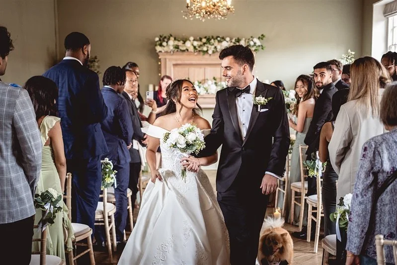 Bride and Groom at The Secret Garden - Ashford - Kent