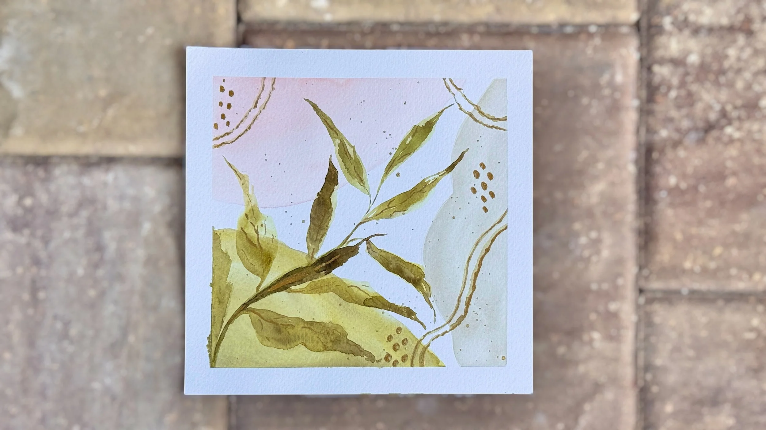 "Spring Breeze" Modern Abstract Botanical TikTok LIVE 12 Replay