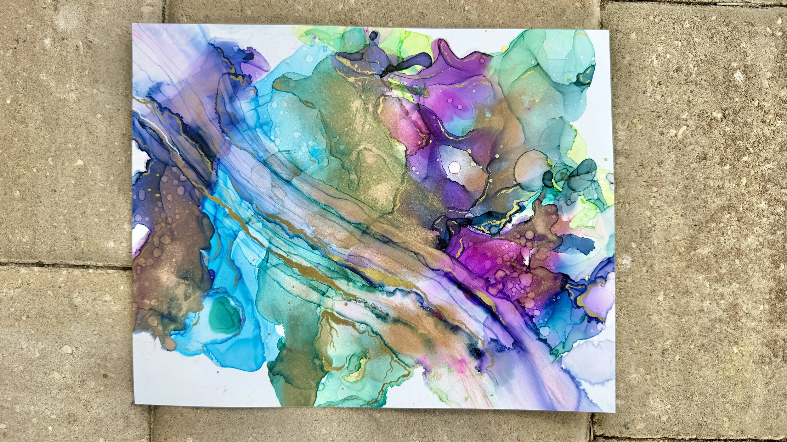 Alcohol Ink Painting TikTok LIVE 29 Replay