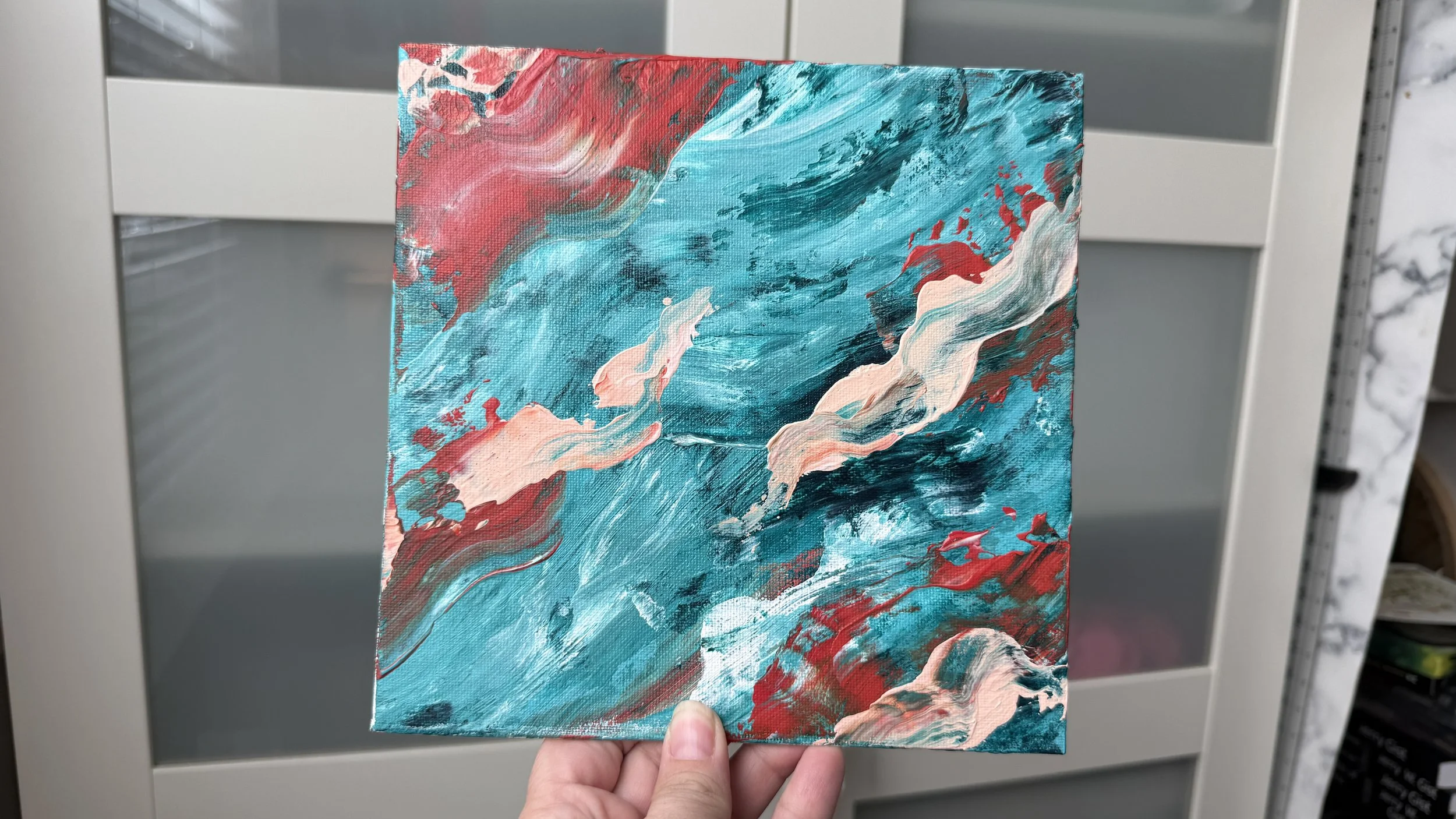 Zollie Palette Scout Color Palette Used for Acrylic Canvas Abstracts TikTok LIVE 30 Replay