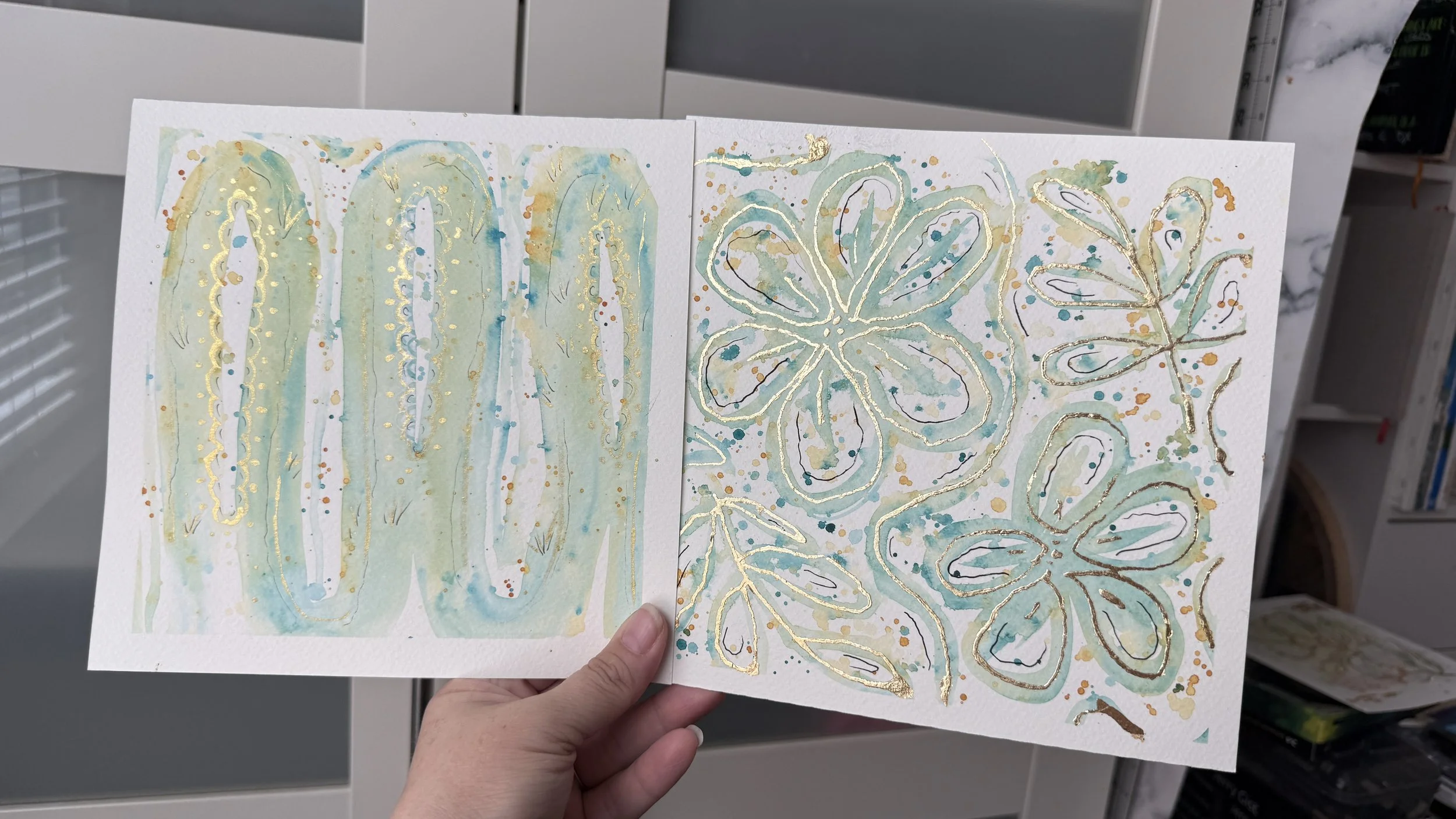 Fun Loose Watercolor Mixed Media TikTok LIVE 32 Replay