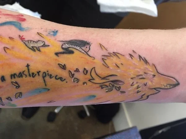 Swatch: The Girl Who Loved Color - Amazing Book and New Tattoo!
