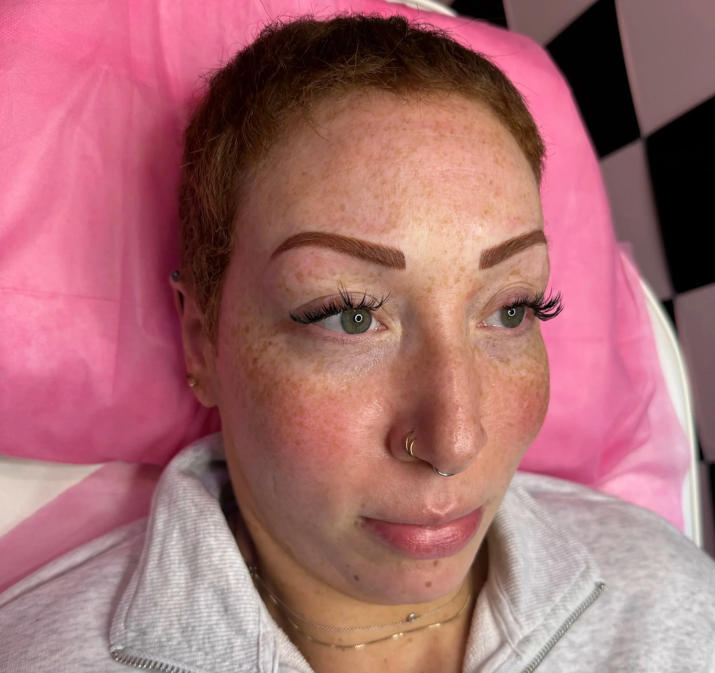 powder brow for redheads