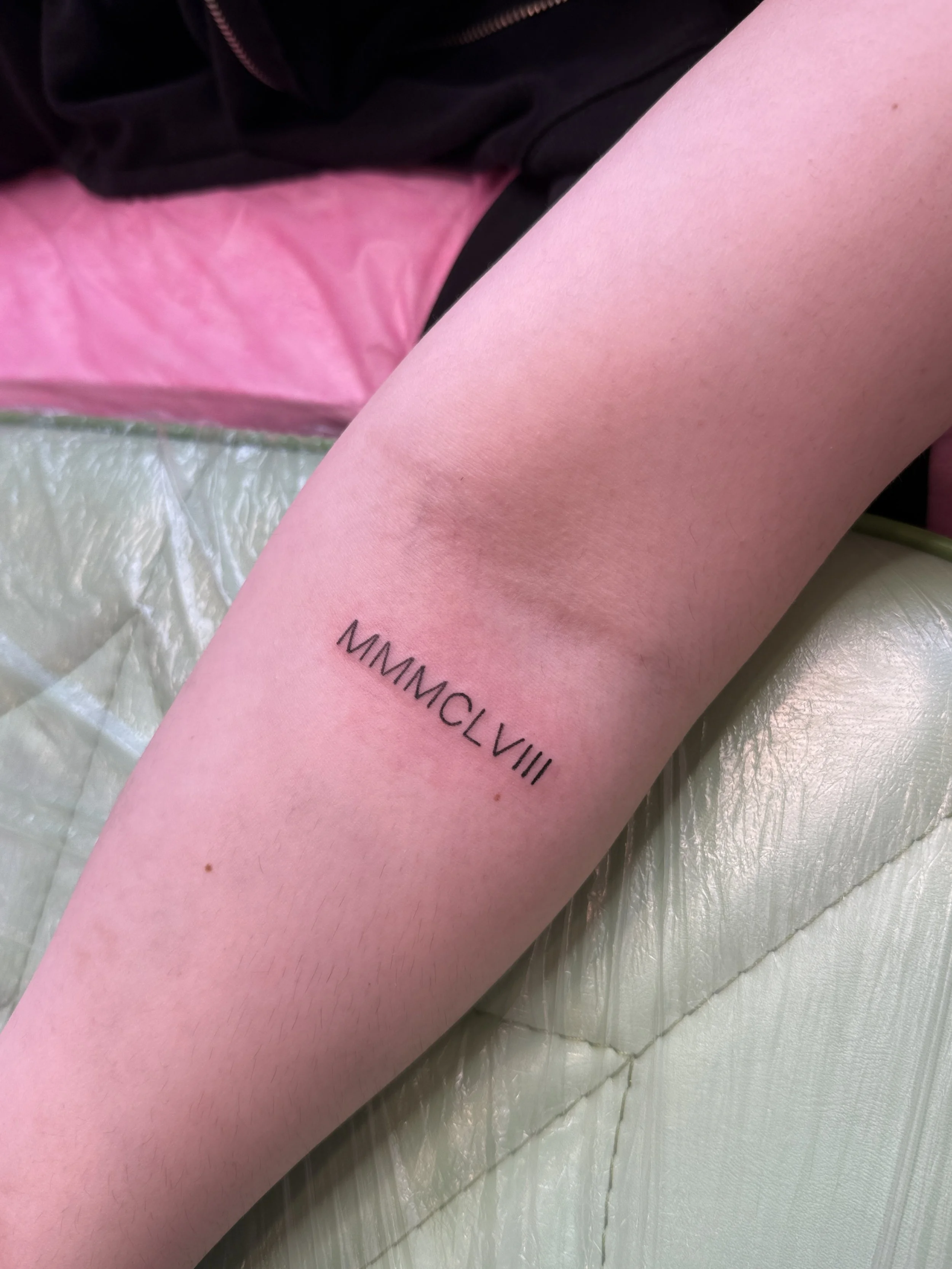 roman numeral tattoo