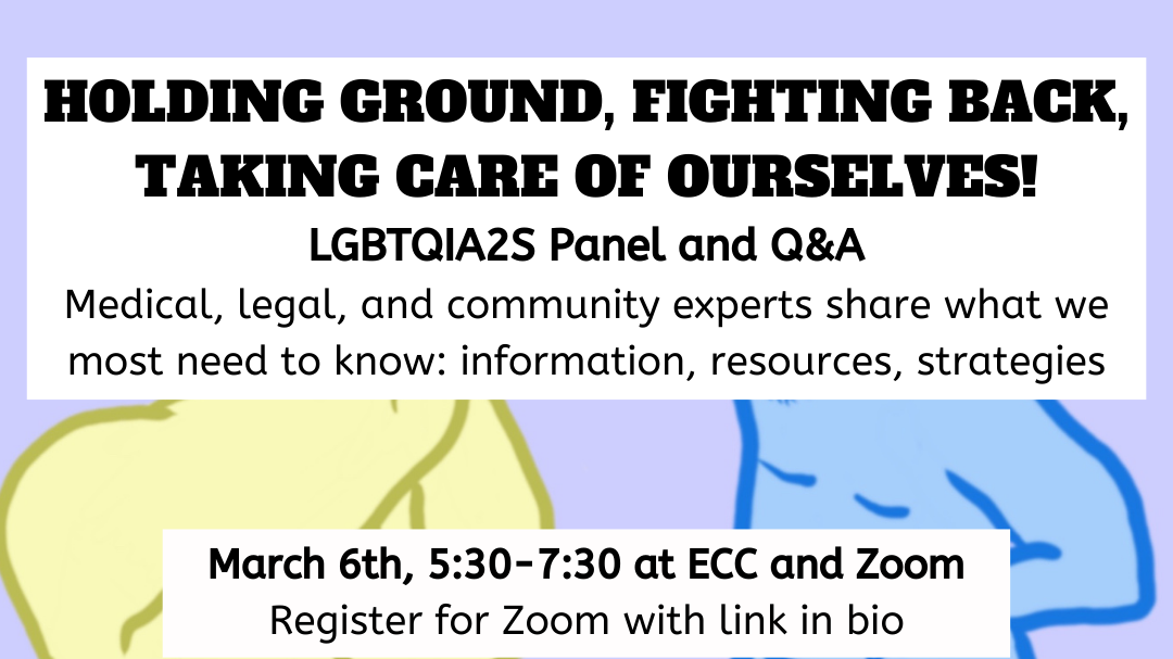 Holding Ground, Fighting Back, Taking Care of Ourselves!