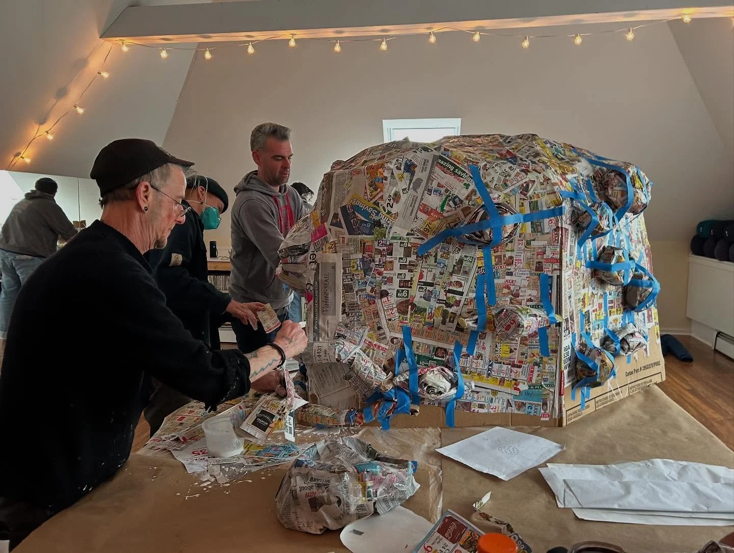 Location change! A week from today&rsquo;s Wednesday, May 21st, we&rsquo;ll be at @silverfish_maine in Portland! Trans folks and allies welcomed. Also, we&rsquo;re looking for fabric to make the body of our puppet. Please bring it if you have any to 