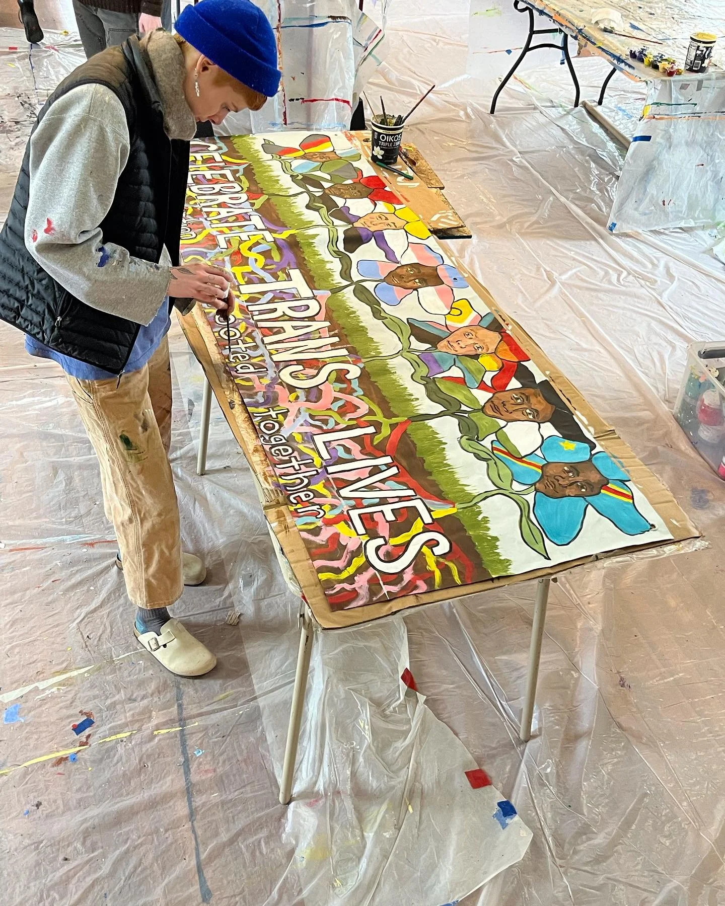 Join @brazenbandits this Sunday and help us paint a banner with @arrt_umva !! We need a banner for all our tabling, events, marches and more. 

10am-4ish in Bowdoinham

Rsvp w Natasha, the event organizer, mayersnatasha at gmail !