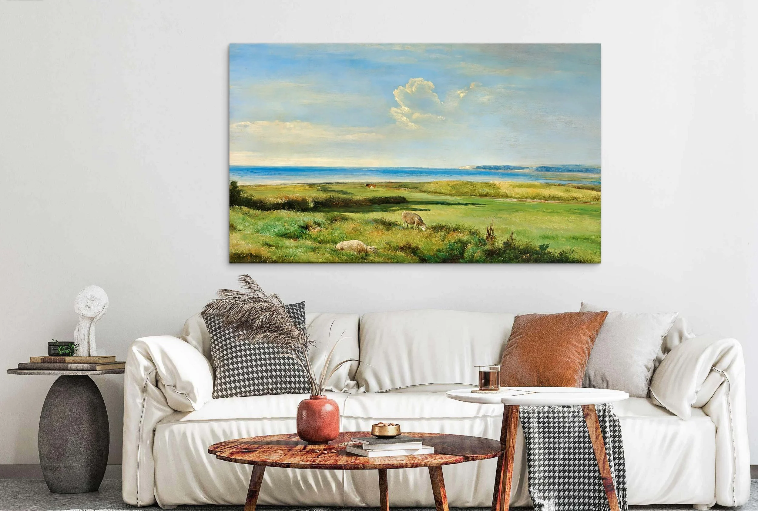 Pasture by the Sea - Fine Art Canvas Print