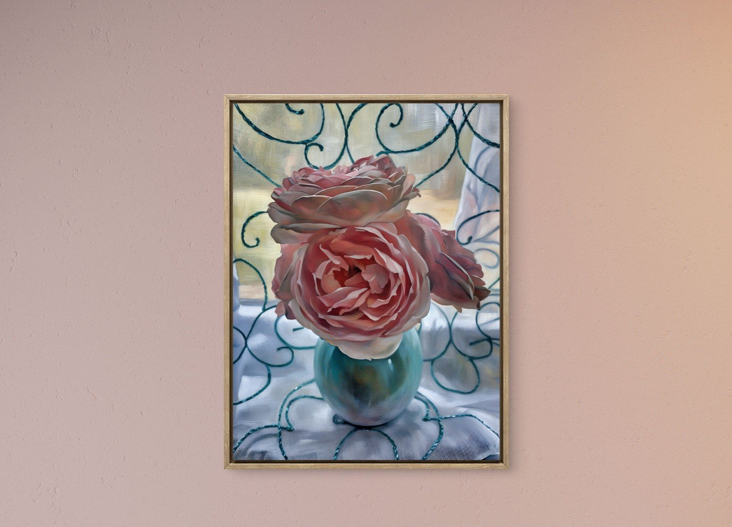 pink roses in a small blue vase markup 2.jpeg