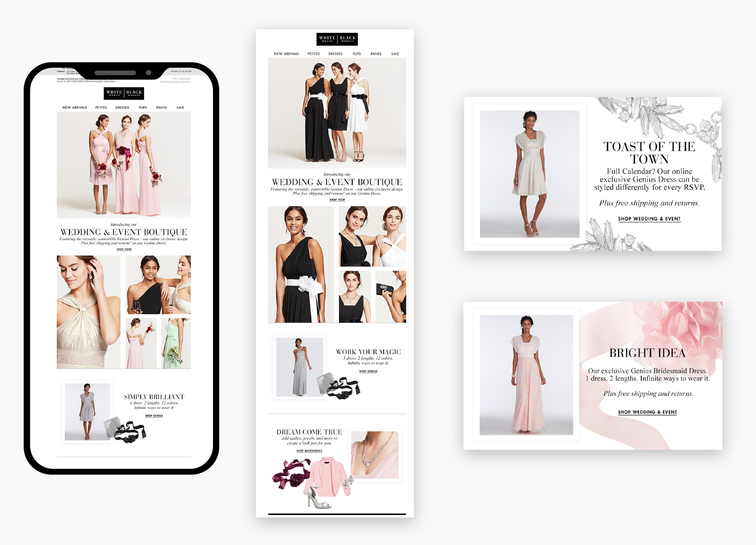 The Wedding and Event Boutique | Email Campaign