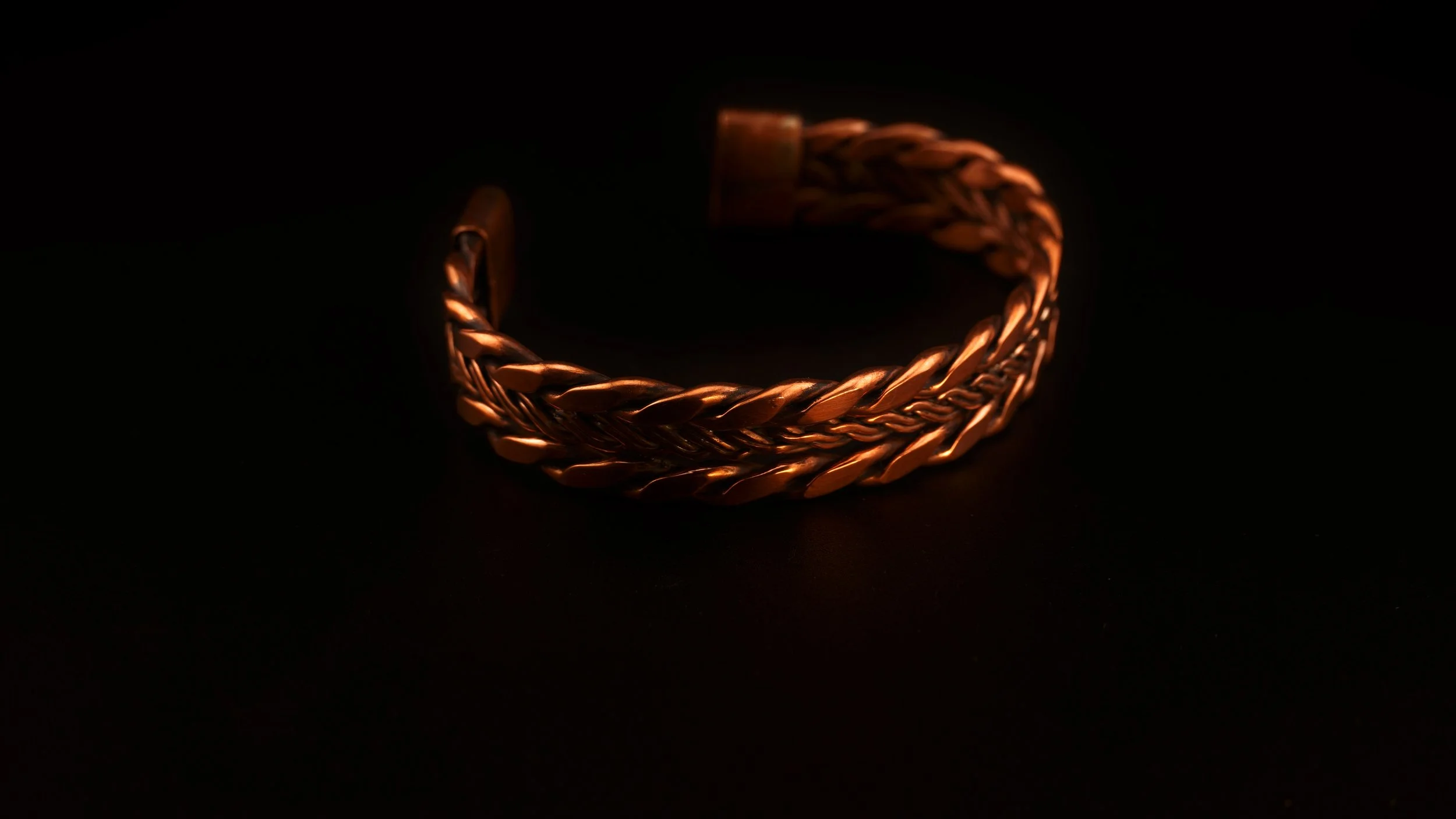 Braided Copper Cuff