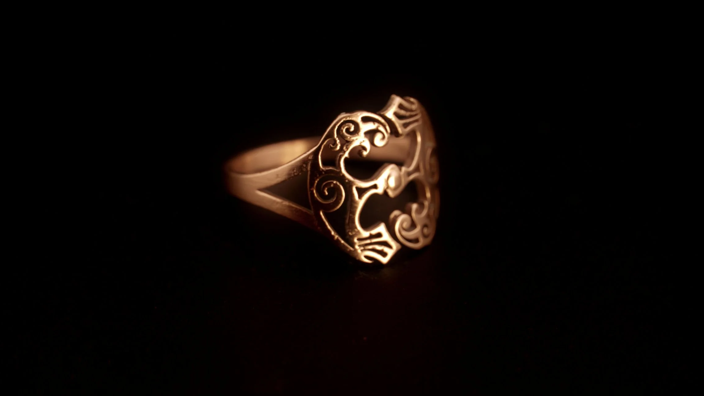 Norse Huginn and Muninn Ring