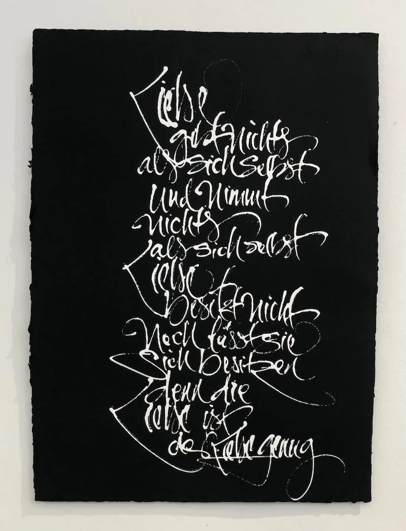 Liebe - Acryl auf Büttenpapier