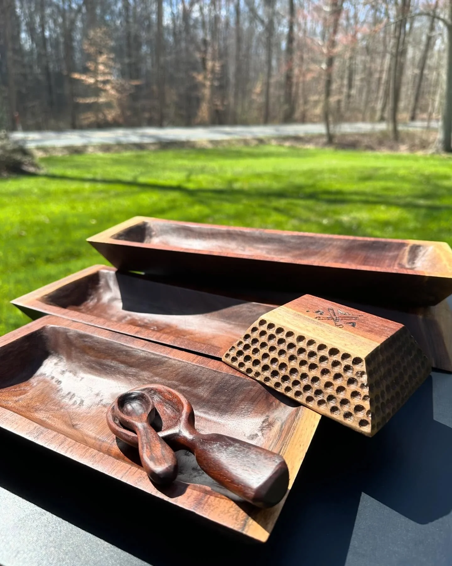 Just dropped off this batch of walnut to @littletreasureshoppe. 

#balicedesignco #walnut #womenownedbusiness #womeninwoodworking #woodspooncarving #woodworking